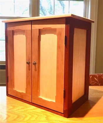 Arts & Crafts Style Bead Tray Cabinet