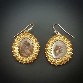 Baby Geode Earrings