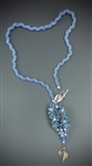 Bells of Ireland Necklace Kit, blue & silver
