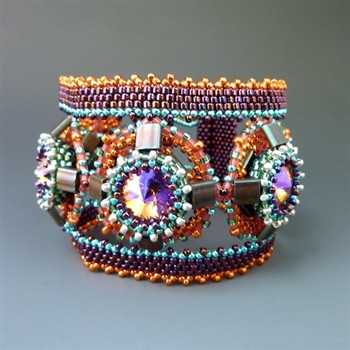 Belle Epoque Bracelet Kit - RESTOCKED, orange, rust & teal