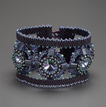 Belle Epoque Bracelet Kit, purple & turquoise