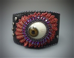 "Keep an Eye on It" Bracelet Kit, black and red