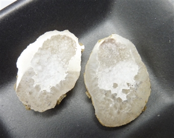 Baby Geode Pair, 28 x 20mm