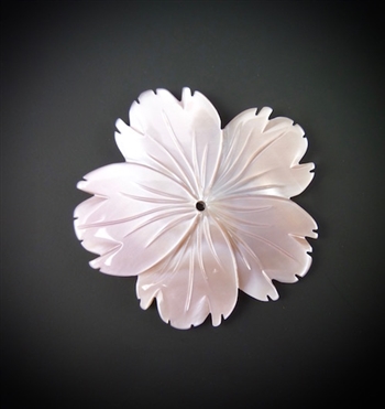 Mother of Pearl Carved Flower