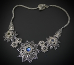 Nouveau Filigree Necklace, sterling silver color way