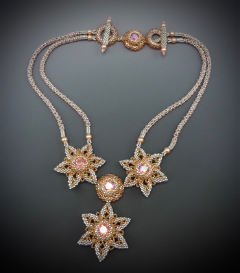 Stern Blume Halskette Necklace Virtual Workshop and Kit (silver kit) - January 21, 2022