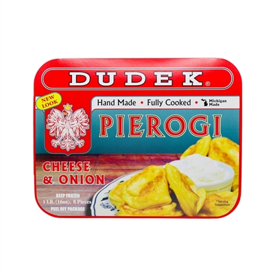 Dudek Cheese & Onion Pierogi (Frozen)