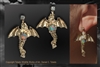 Dragon earrings by wildlife artist Daniel C. Toledo, Toledo Wildlife Works of Art