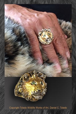 LION RING "DANIEL'S PRIDE"