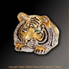 Tiger Ring "Royal Bengal" by wildlife artist and jeweler Daniel C. Toledo, Toledo Wildlife Works of Art