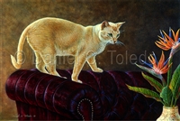 GICLEE PRINT "KEEPING AN EYE ON THE BIRDS"