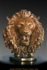 Lion bronze sculpture "The Roar of Africa" by wildlife sculptor Daniel C. Toledo, Toledo Wildlife Works of Art