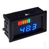 48 Volt Digital Voltage Display Charge Meter Horizontal