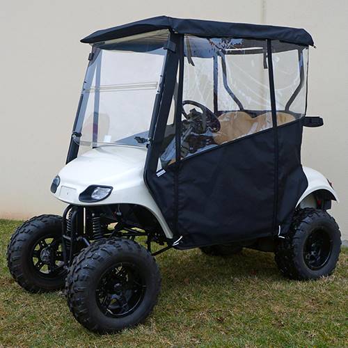 EZGO TXT 2014+ Odyssey Enclosure Black, Over the Top                                           