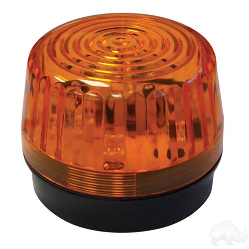 Strobe Light, Amber, LED 12-24VDC