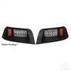 EZGO TXT LED Adjustable Headlights with Bezels 1996-2013