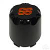 SS Center Cap, Black w/ Orange