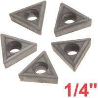 1/4" C6 Carbide Insert for Indexable Lathe Toolholder