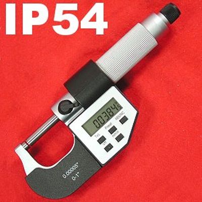 IP54 DIGITAL ELECTRONIC OUTSIDE MICROMETER 0-1" LARGE LCD