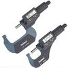 2 pc 0-1" & 1-2" /0.00005" DIGITAL ELECTRONIC OUTSIDE MICROMETER X-LARGE LCD