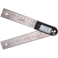 7" Digital Electronic Protractor Miter Angle Rule Gage 4" Blades