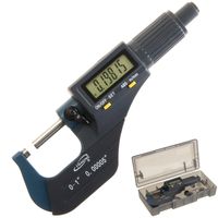 0-1"/0.00005" DIGITAL ELECTRONIC OUTSIDE MICROMETER X-LARGE LCD