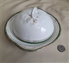 Antique Victoria Austria Muffin dish with lid