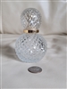 Avon clear glass perfume bottle diamond pattern
