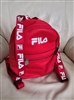 Fila red and white backpack unisex wear