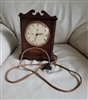 Warren Telechron Co Electric Clock Wooden case