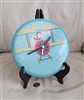 Flying Aces Snoopy Peanuts Hallmark wall clock