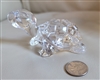 Crystal 24 per lead turtle Czech Republic decor