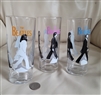 Beatles tranferware 2010 three glasses Apple Corp