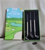 Golf club set of 3 pens by Eureka