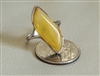 Butterscotch rare Baltic Amber handcrafted ring