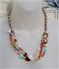 Lia Sophia chunky multi strain colorful necklace