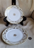 Antique hand painted Nippon plates set of 2