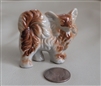 Small porcelain Papillon dog desk decor Japan