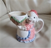 Otagiri Japan ms piggy porcelain creamer vase