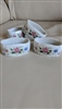 Andrea by Sadek 4 floral porcelain napkin rings