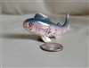 Japanese porcelain trout or salmon fish shaker