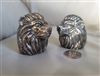 Nate Berkus metal lion head salt and pepper shaker