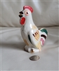 Large porcelain Rooster shaker