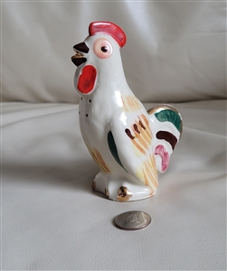 Large porcelain Rooster shaker