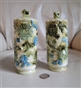 Inarco Japan floral tall salt and pepper shakers