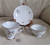 Order of Eastern Star porcelain 2 teacups saucer