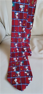 Silk men tie Peanuts Syndicate Inc