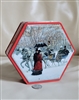 Alan Maley 1998 Christmas tin box winter scenery