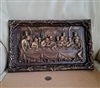 Last Supper alto relief bronze plaque sign Gary Z