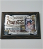 Coca Cola framed advertising mirror wall decor